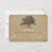 Het  Collectie van de Oak-boom - RSVP Kaartje (Voorkant)