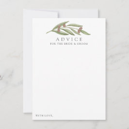 Het Collectie van de Olive Branch Wedding Advieskaart