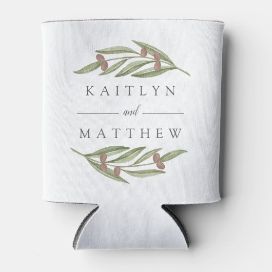 Het Collectie van de Olive Branch Wedding Blikjeskoeler (Voorkant)