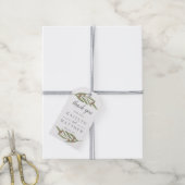 Het Collectie van de Olive Branch Wedding Cadeaulabel (Met Touw)