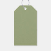 Het Collectie van de Olive Branch Wedding Cadeaulabel (Achterkant)