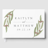 Het Collectie van de Olive Branch Wedding Gastenboek (Voorkant)