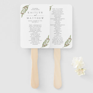 Het Collectie van de Olive Branch Wedding Handwaaier