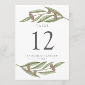 Het Collectie van de Olive Branch Wedding Kaart (Voorkant)