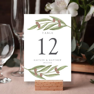 Het Collectie van de Olive Branch Wedding Kaart