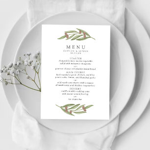 Het Collectie van de Olive Branch Wedding Menu