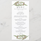 Het Collectie van de Olive Branch Wedding Menu (Voorkant)