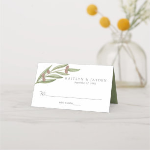 Het Collectie van de Olive Branch Wedding Plaatskaartje