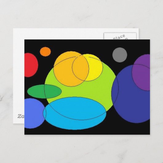 Het Collectie van de Orbit Briefkaart (Voorkant / Achterkant)