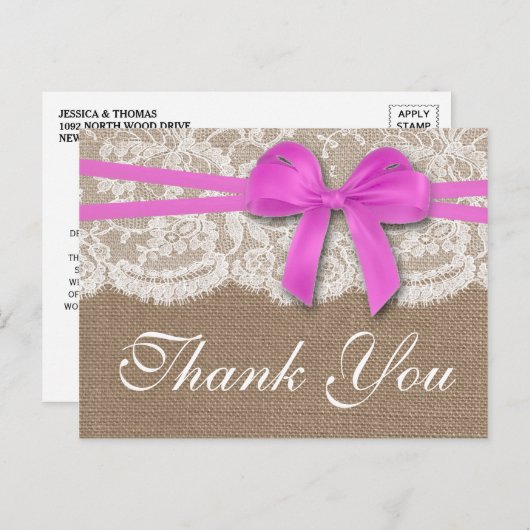 Het Collectie van de rotsroze bruinbruidjes Briefkaart (Voorkant / Achterkant)