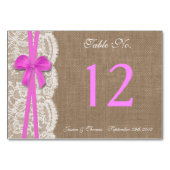 Het Collectie van de rotsroze bruinbruidjes Kaart (Achterkant)