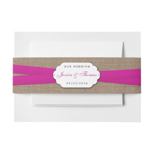Het Collectie van de rotsroze bruinbruidjes Uitnodigingen Wikkel