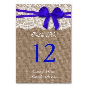 Het Collectie van de Rustic Blue Bow Wedding Kaart