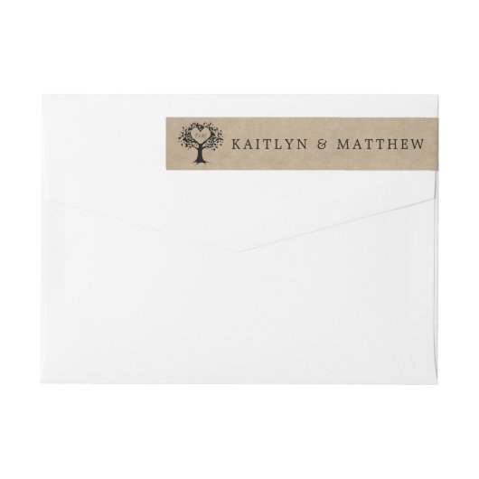 Het Collectie van de Rustic Heart BWedding (Achterkant)