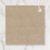 Het Collectie van de Rustic Heart BWedding Bedankjes Labels (Achterkant)