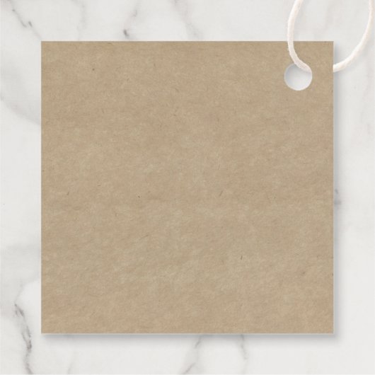 Het Collectie van de Rustic Heart BWedding Bedankjes Labels (Achterkant)