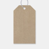 Het Collectie van de Rustic Heart BWedding Cadeaulabel (Achterkant)