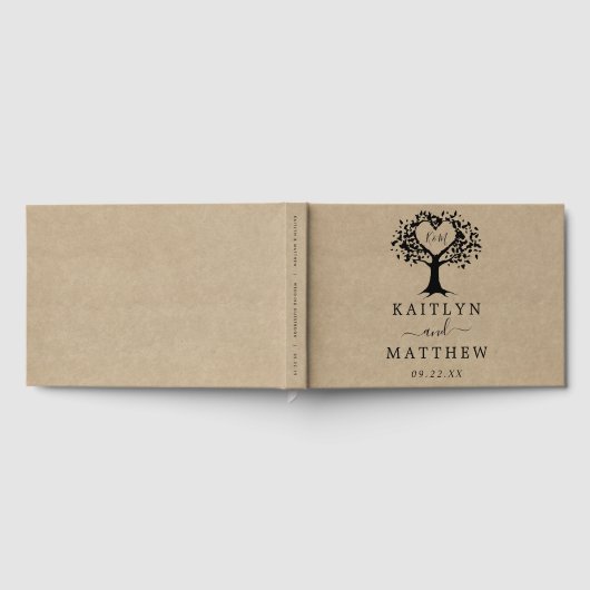 Het Collectie van de Rustic Heart BWedding Gastenboek (Volledig)