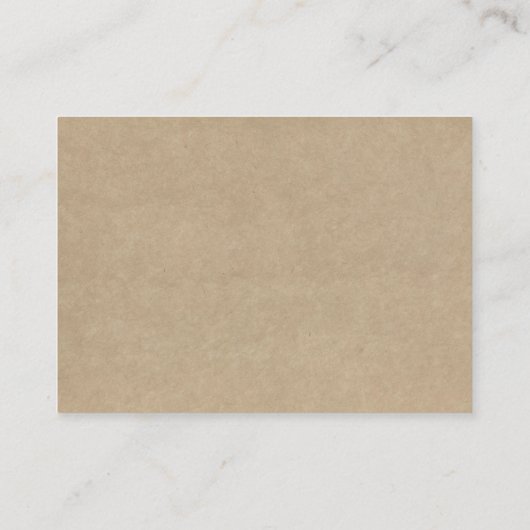 Het Collectie van de Rustic Heart BWedding Informatiekaartje (Achterkant)