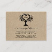 Het Collectie van de Rustic Heart BWedding Informatiekaartje (Voorkant)