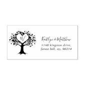 Het Collectie van de Rustic Heart BWedding Zelfinktende Stempel (Design)