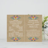 Het Collectie van de Rustic Kraft Floral Wreath We (Staand voorkant)