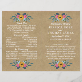 Het Collectie van de Rustic Kraft Floral Wreath We