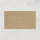 Het Collectie van de Rustic Kraft Floral Wreath We Informatiekaartje (Achterkant)