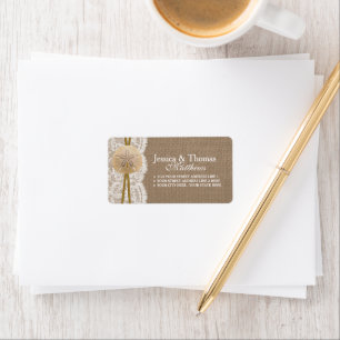 Het Collectie van de Rustic Sand Dollar Beach Wedd Etiket