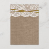 Het Collectie van de Rustic Sand Dollar Beach Wedd Informatiekaartje (Achterkant)