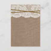 Het Collectie van de Rustic Starfish Beach Wedding Informatiekaartje (Achterkant)