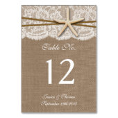 Het Collectie van de Rustic Starfish Beach Wedding Kaart (Voorkant)