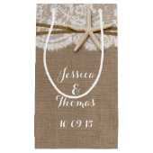 Het Collectie van de Rustic Starfish Beach Wedding Klein Cadeauzakje (Voorkant)