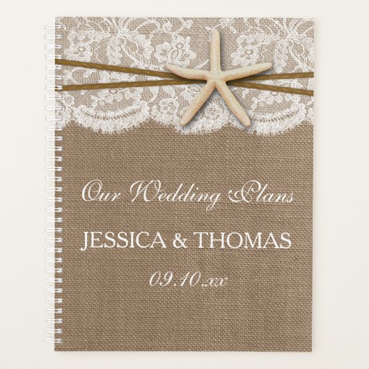 Het Collectie van de Rustic Starfish Beach Wedding Planner (Voorkant)