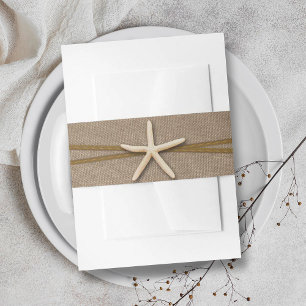 Het Collectie van de Rustic Starfish Beach Wedding Uitnodigingen Wikkel