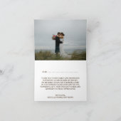 Het Collectie van de Rustic Sunflower Wedding Bedankkaart (Binnen)