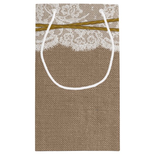 Het Collectie van de Rustic Sunflower Wedding Klein Cadeauzakje (Achterkant)