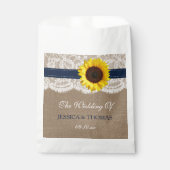 Het Collectie van de Rustic Sunflower Wedding - ma Bedankzakje (Voorkant)