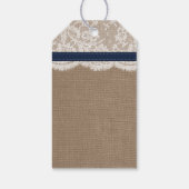 Het Collectie van de Rustic Sunflower Wedding - ma Cadeaulabel (Achterkant)