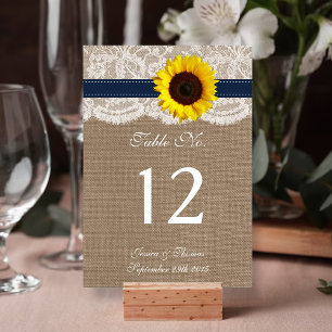 Het Collectie van de Rustic Sunflower Wedding - ma Kaart