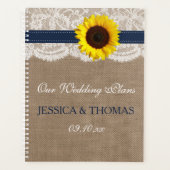 Het Collectie van de Rustic Sunflower Wedding - ma Planner (Voorkant)