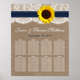 Het Collectie van de Rustic Sunflower Wedding - ma Poster