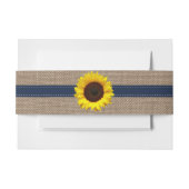 Het Collectie van de Rustic Sunflower Wedding - ma Uitnodigingen Wikkel (Voorkant Voorbeeld)
