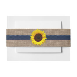 Het Collectie van de Rustic Sunflower Wedding - ma Uitnodigingen Wikkel