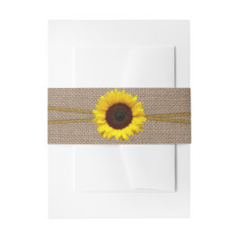 Het Collectie van de Rustic Sunflower Wedding Uitnodigingen Wikkel