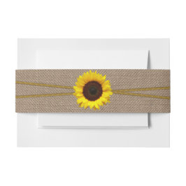 Het Collectie van de Rustic Sunflower Wedding Uitnodigingen Wikkel