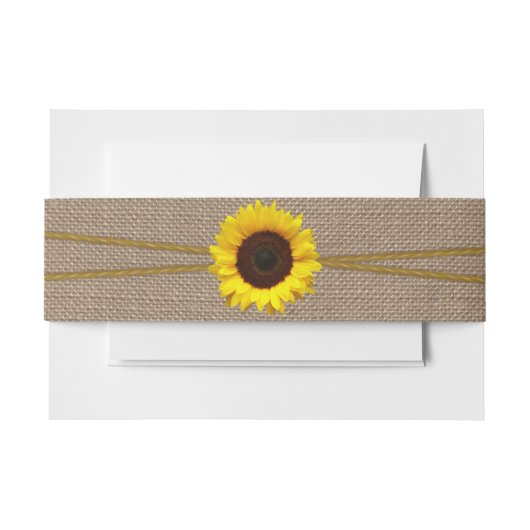 Het Collectie van de Rustic Sunflower Wedding Uitnodigingen Wikkel (Voorkant Voorbeeld)