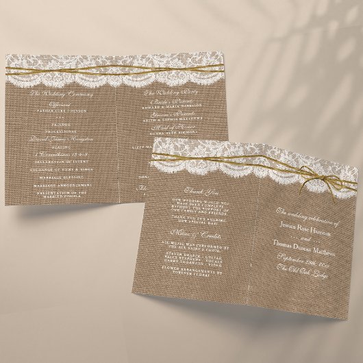 Het Collectie van de Rustic Twine Bow Wedding - Pr