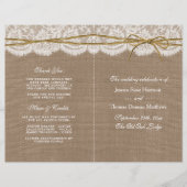 Het Collectie van de Rustic Twine Bow Wedding - Pr (Voorkant)