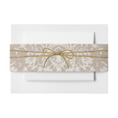 Het Collectie van de Rustic Twine Bow Wedding Uitnodigingen Wikkel (Voorkant Voorbeeld)